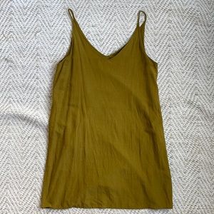 Black Crane V Neck Dress